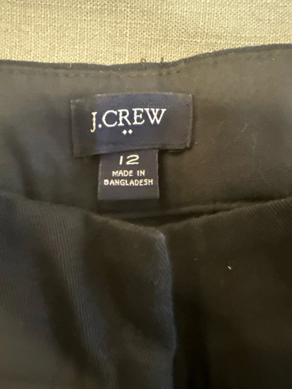 J. Crew Black High-Waist Tailored Women's Shorts